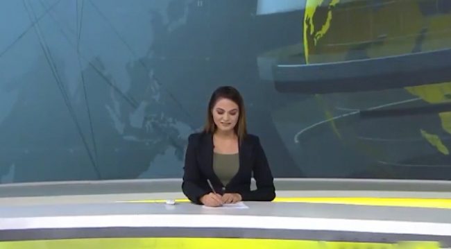 Azerbaycanlı spiker, Ermeni işgalinden kurtarılan köylerin haberini gözyaşlarıyla verdi